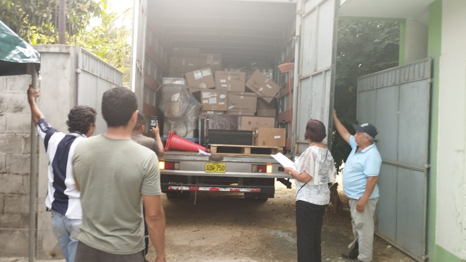 Shipping Container Arrives in Peru